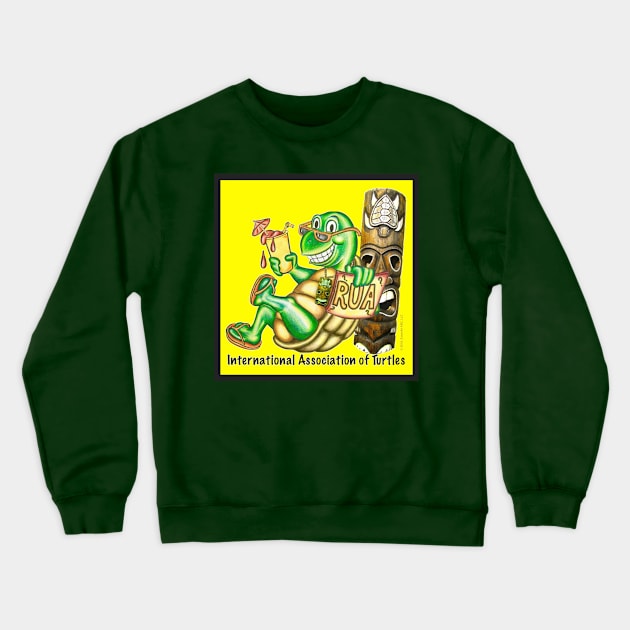 International Association of Turtles Crewneck Sweatshirt by EssexArt_ABC